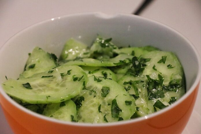 cucumber salad, asian cucumber salad